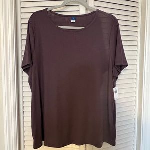 Old Navy Luxe Rib-Knit T-Shirt